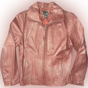Women’s East 5th Red Leather Jacket